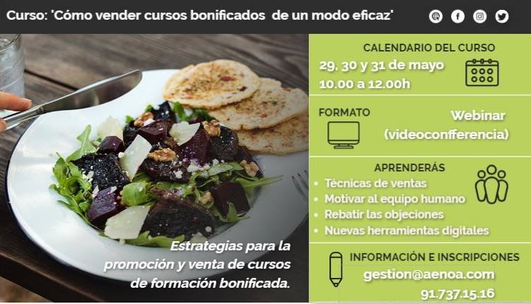 Curso ventas aenoa formacion continua programada bonificada